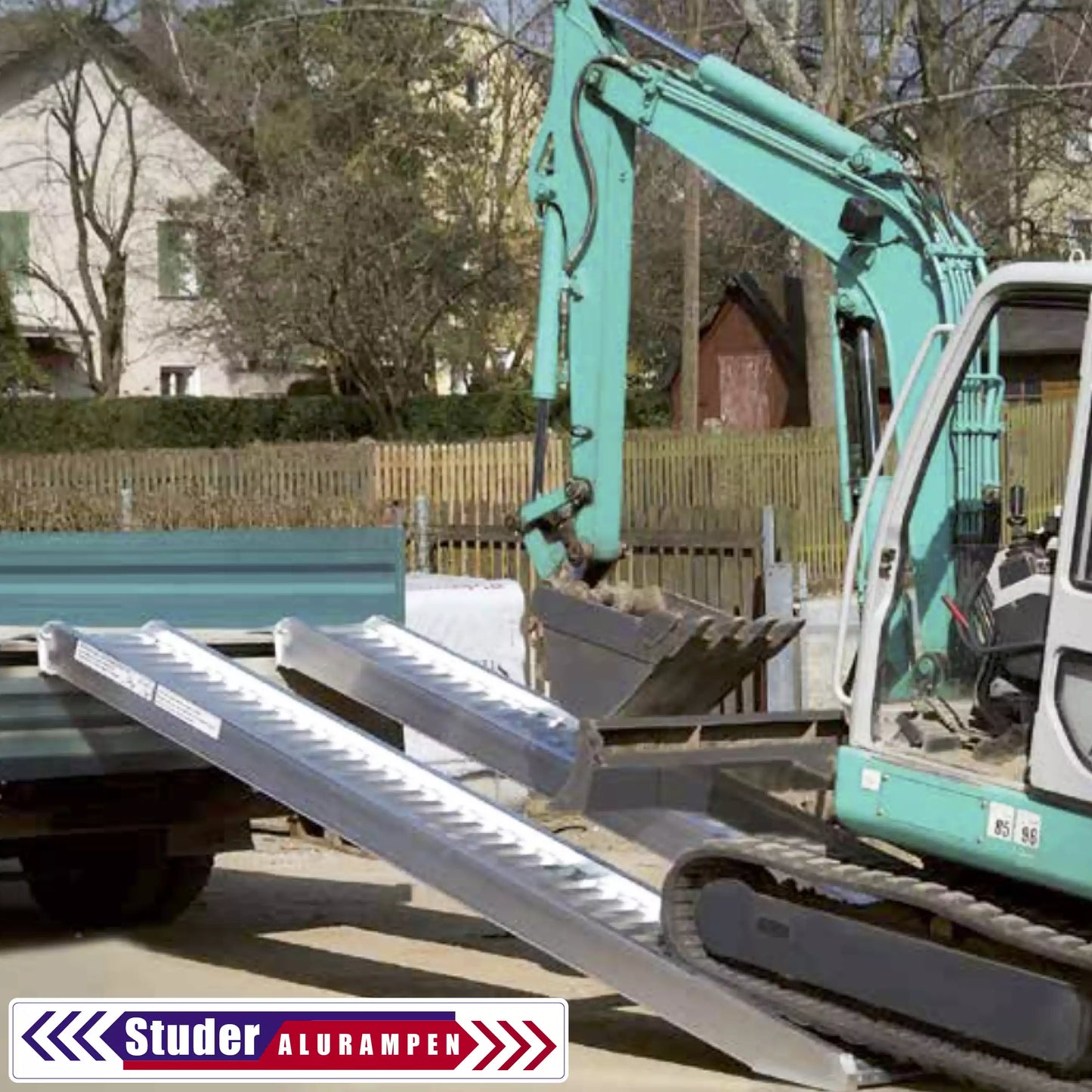 AVS 200 Alurampen | Länge 3485 mm, Breite 580 mm, Tragkraft 11330 kg